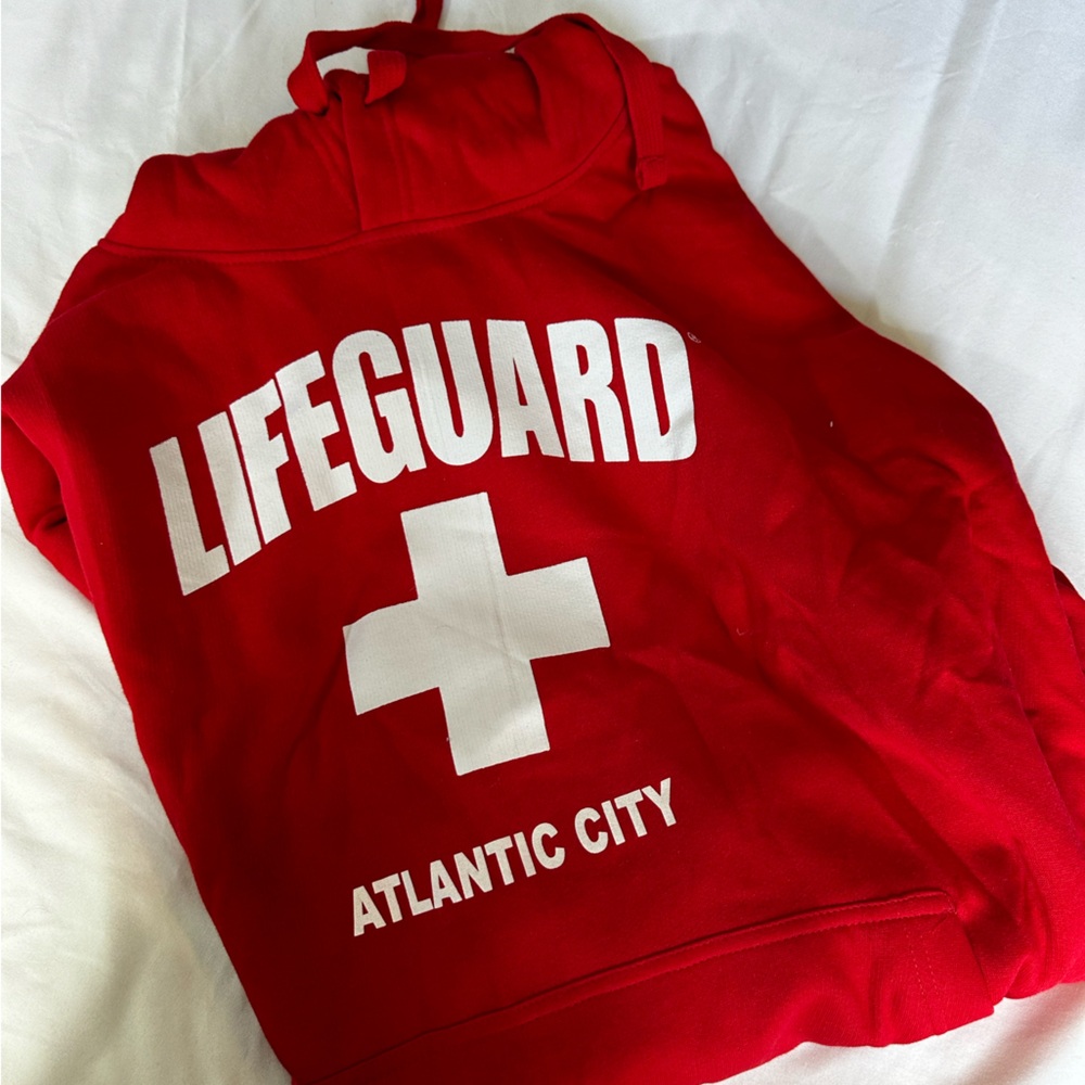 Lifeguards men’s red hoodie size xl brand new Atlantic City nj